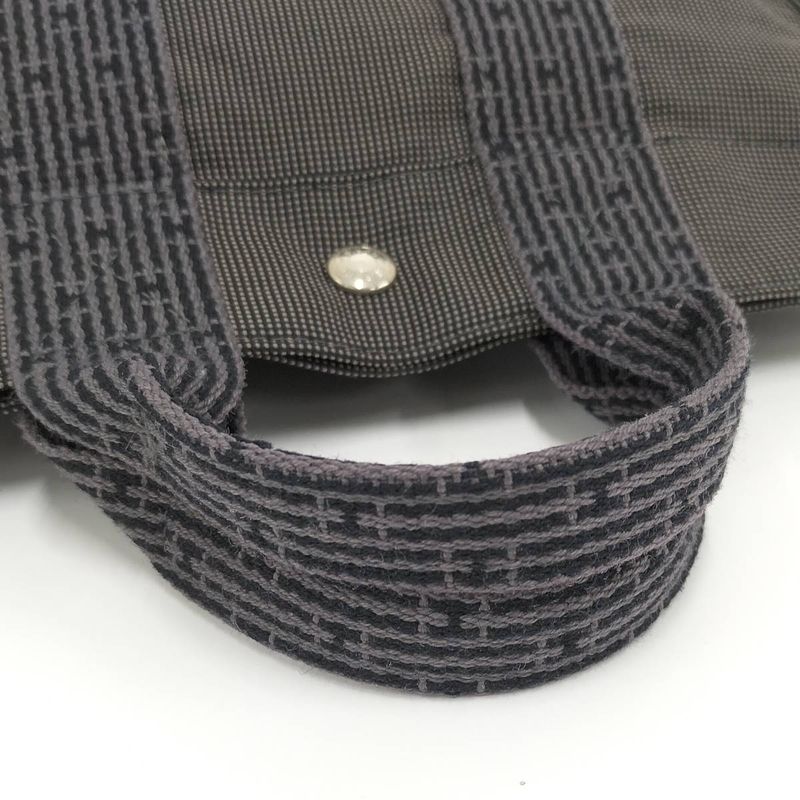 Hermes Her Line Tote PM Tote Canvas Gray