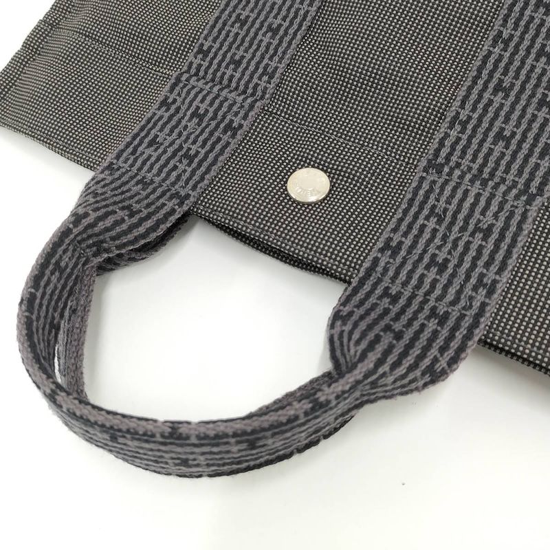 Hermes Her Line Tote PM Tote Canvas Gray