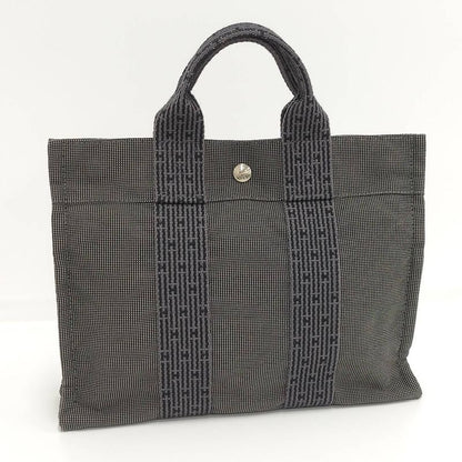 Hermes Her Line Tote PM Tote Canvas Gray