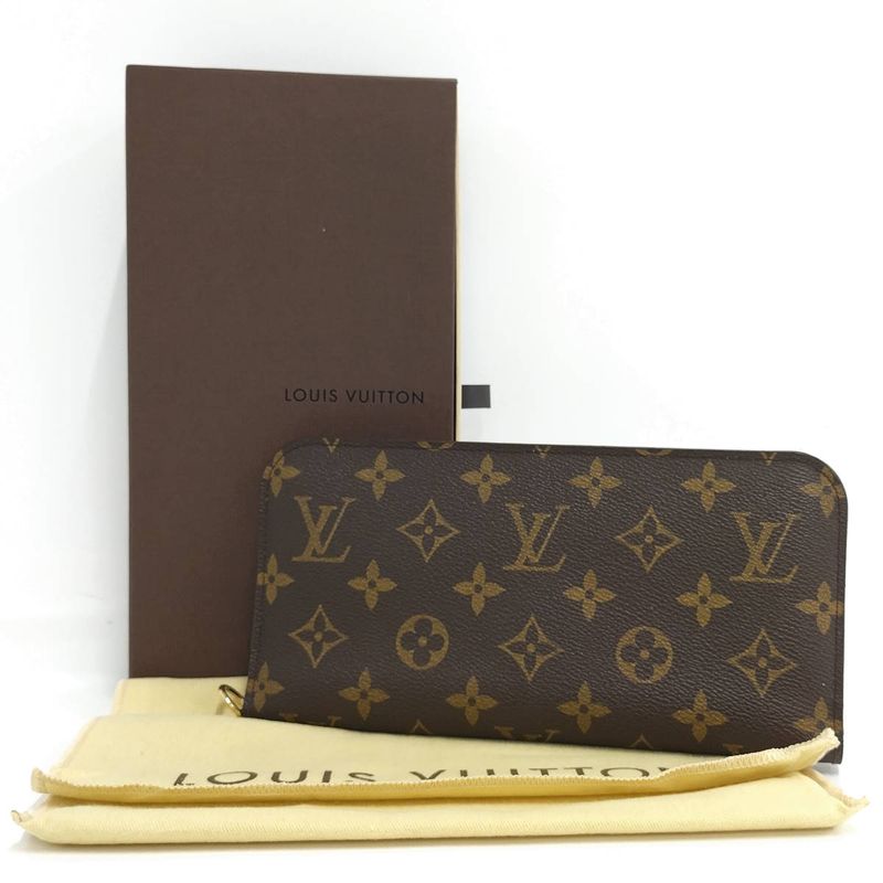Louis Vuitton Portefeuille Antholite Folding Long Wallet Monogram Oranje M61989