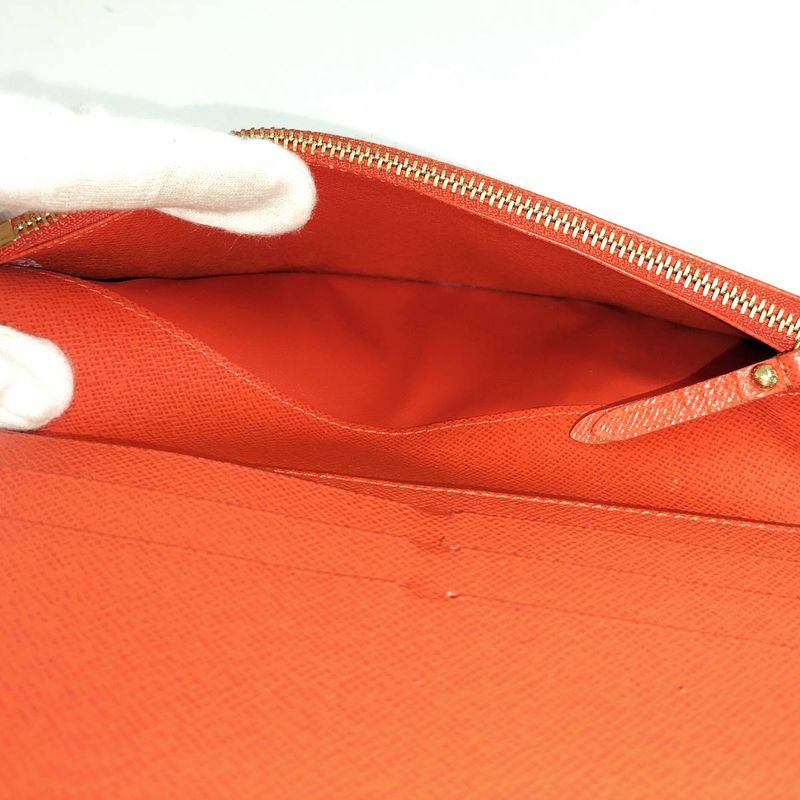 Louis Vuitton Portefeuille Antholite Folding Long Wallet Monogram Oranje M61989