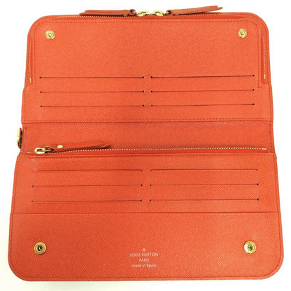 Louis Vuitton Portefeuille Antholite Folding Long Wallet Monogram Oranje M61989