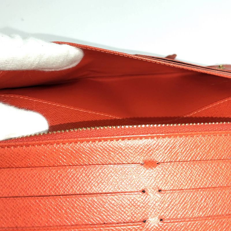 Louis Vuitton Portefeuille Antholite Folding Long Wallet Monogram Oranje M61989
