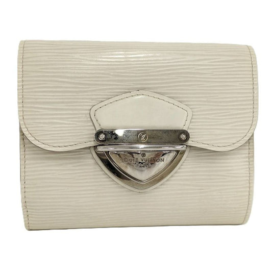 Louis Vuitton Portefeuille Joy Trifold Wallet Epi Ivoire M6658j