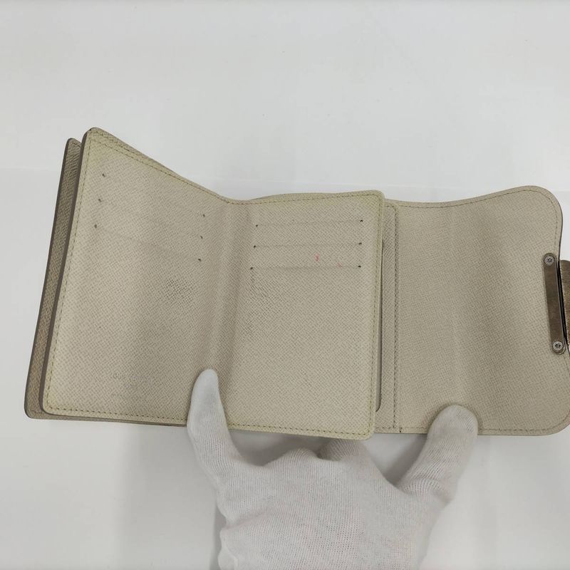 Louis Vuitton Portefeuille Joy Trifold Wallet Epi Ivoire M6658j