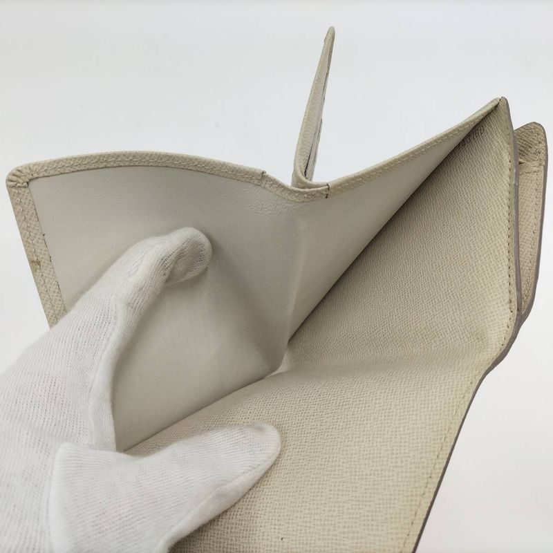 Louis Vuitton Portefeuille Joy Trifold Wallet Epi Ivoire M6658j