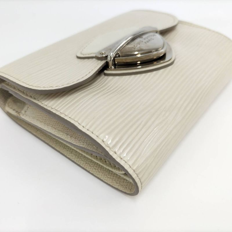 Louis Vuitton Portefeuille Joy Trifold Wallet Epi Ivoire M6658j