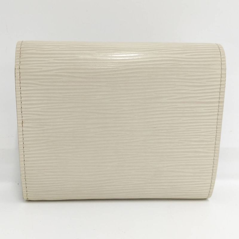 Louis Vuitton Portefeuille Joy Trifold Wallet Epi Ivoire M6658j
