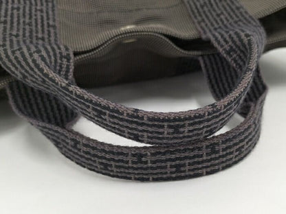 Hermes Her Line Tote MM Tote Bag Canvas Gray