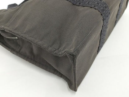 Hermes Her Line Tote MM Tote Bag Canvas Gray