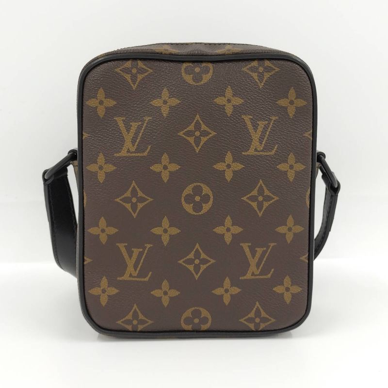 Louis Vuitton Christopher Wearable Wallet Shoulder Bag Monogram Macassar Brown