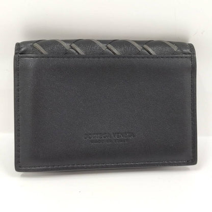 Bottega Veneta Card Case Leather Black 605720