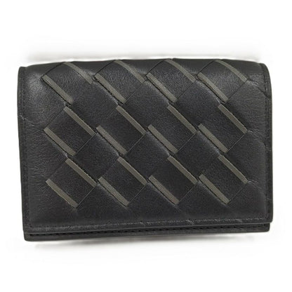 Bottega Veneta Card Case Leather Black 605720