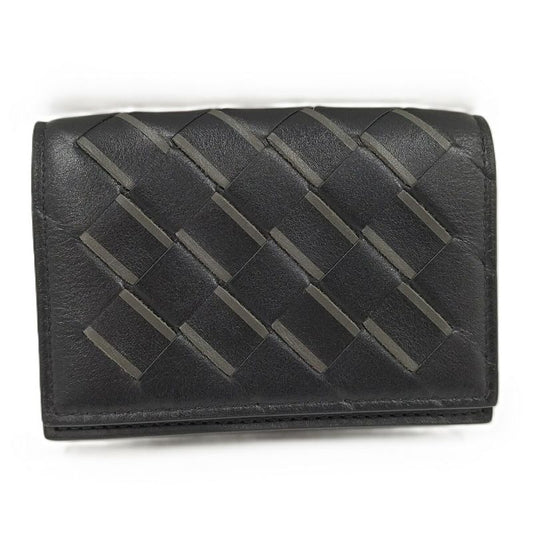 Bottega Veneta Card Case Leather Black 605720