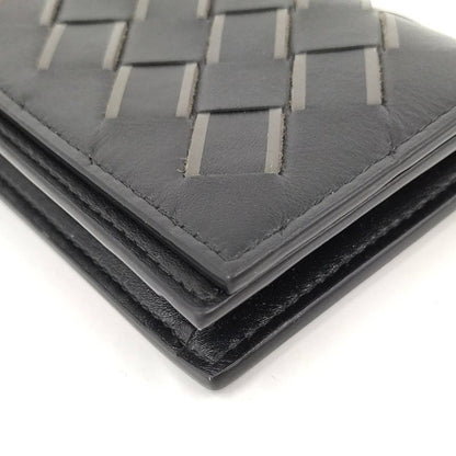 Bottega Veneta Card Case Leather Black 605720