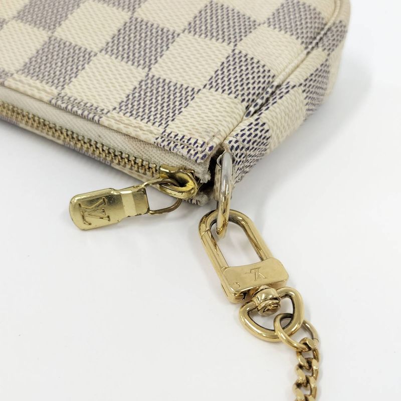 Louis Vuitton Mini Pochette Accessoire Accessory Pouch Damier Azure N58010