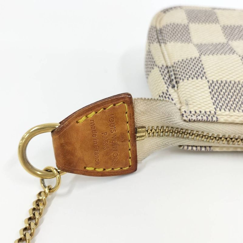 Louis Vuitton Mini Pochette Accessoire Accessory Pouch Damier Azure N58010