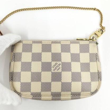 Louis Vuitton Mini Pochette Accessoire Accessory Pouch Damier Azure N58010