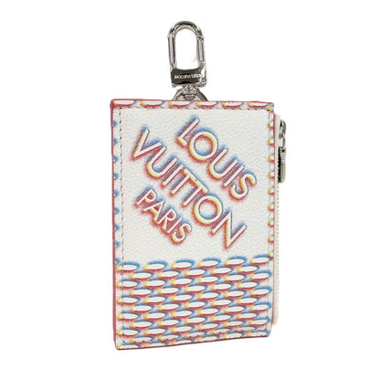 Louis Vuitton Double Zipped Card Holder Coin Case Damier Spray Multicolor M81430