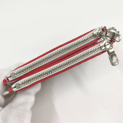 Louis Vuitton Double Zipped Card Holder Coin Case Damier Spray Multicolor M81430