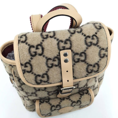 Gucci Backpack Sac Backpack GG Wool Mouton 630818