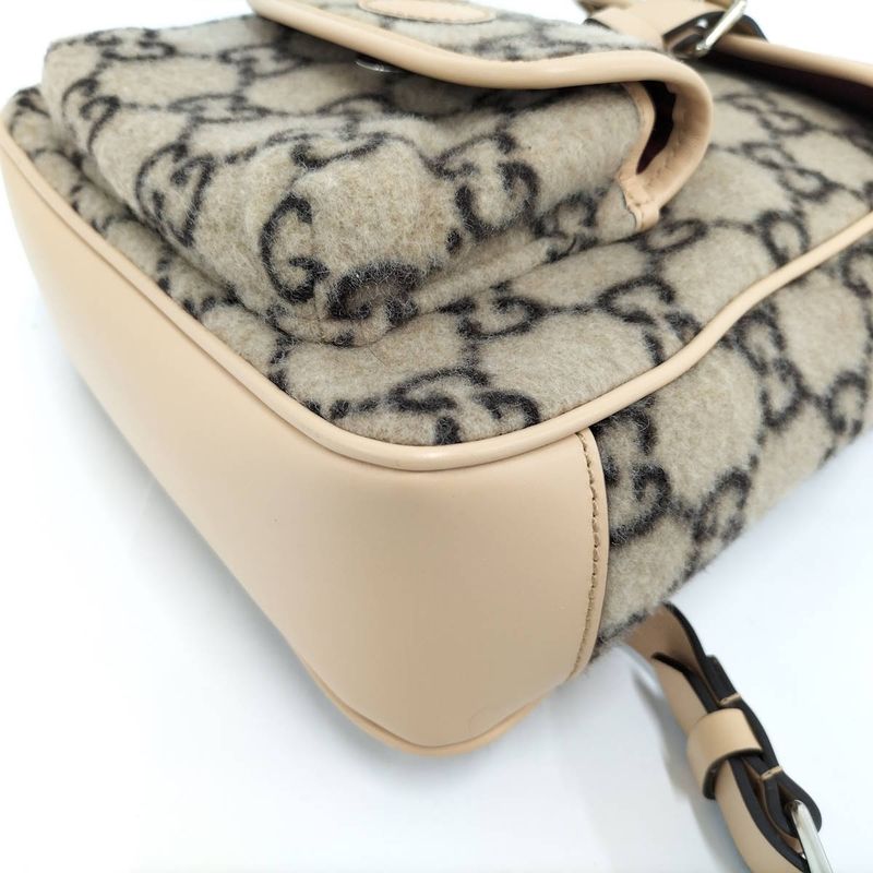 Gucci Backpack Sac Backpack GG Wool Mouton 630818