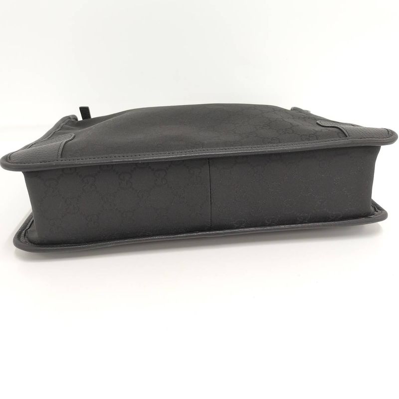 Gucci One Shoulder Bag GG Nylon Canvas Black 143743