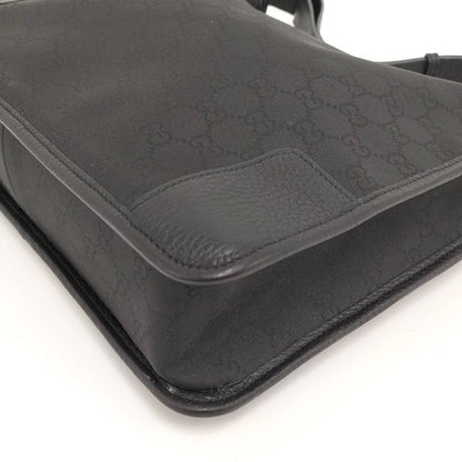 Gucci One Shoulder Bag GG Nylon Canvas Black 143743