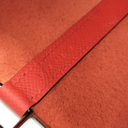Hermes Picotin Lock Tresage 18 Handbag Epson Leather Rouge Cou Red Engraved D