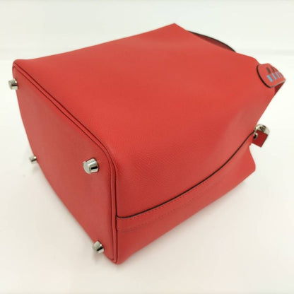 Hermes Picotin Lock Tresage 18 Handbag Epson Leather Rouge Cou Red Engraved D