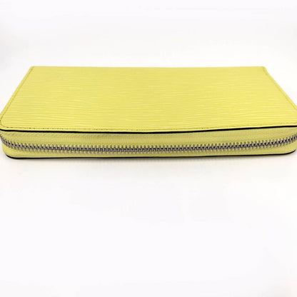 Louis Vuitton Zippy Wallet Round Zipper Long Wallet Epi Smiley Yellow M83040