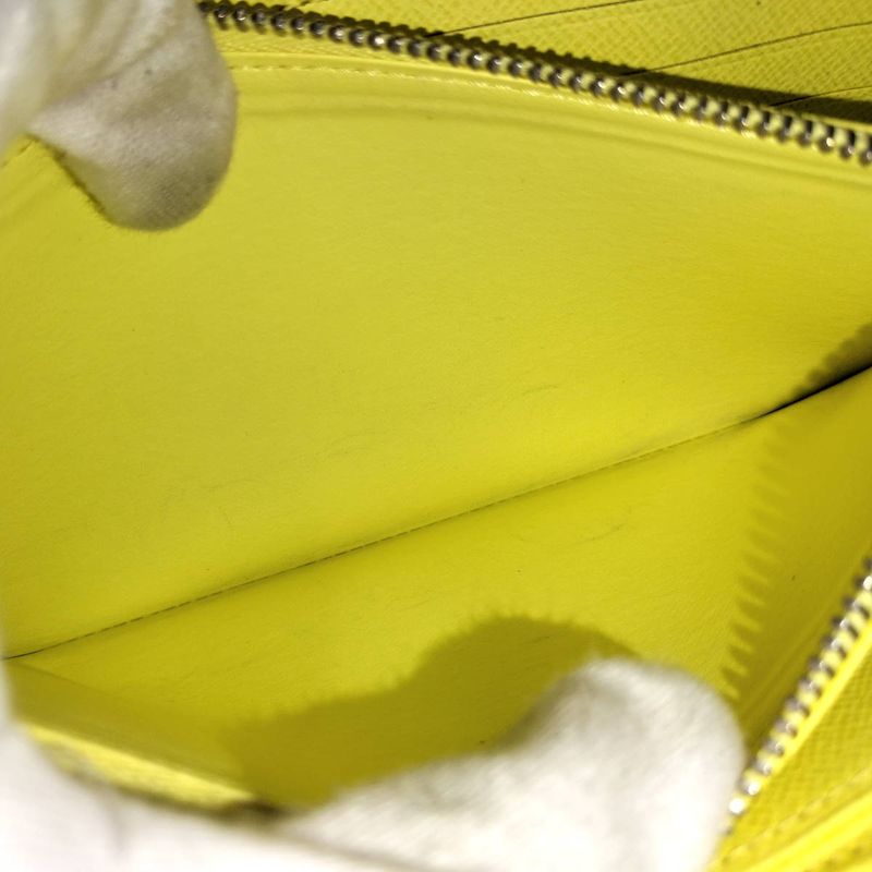Louis Vuitton Zippy Wallet Round Zipper Long Wallet Epi Smiley Yellow M83040