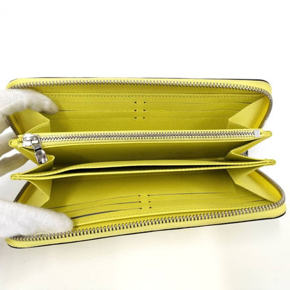 Louis Vuitton Zippy Wallet Round Zipper Long Wallet Epi Smiley Yellow M83040