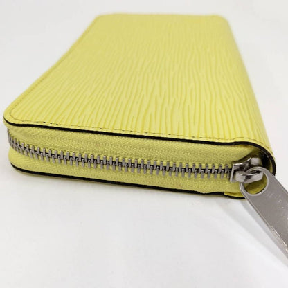 Louis Vuitton Zippy Wallet Round Zipper Long Wallet Epi Smiley Yellow M83040
