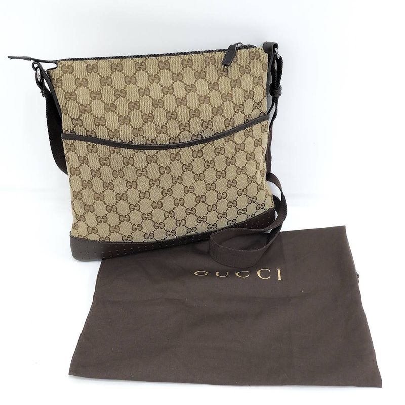 Gucci Shoulder Bag GG Canvas 145857