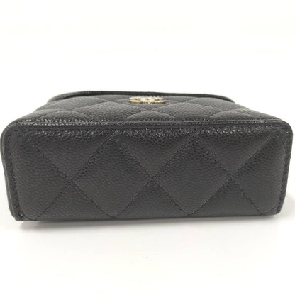 Chanel Mini Bag Charm Black Leather