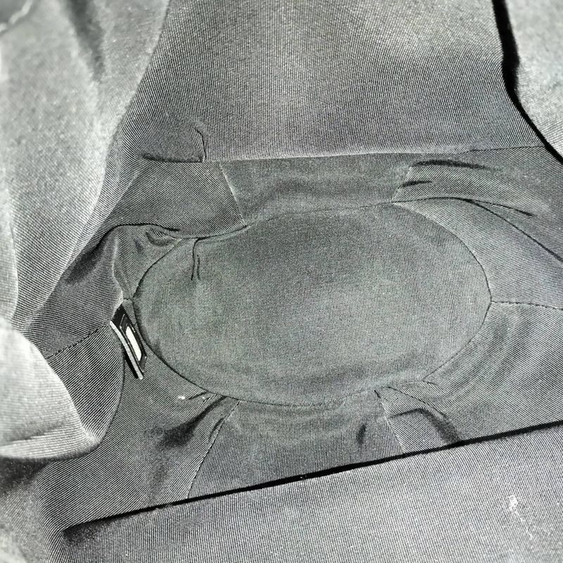 Chanel Matelasse Drawstring Chain Shoulder Bag Coco Mark Lambskin Leather Black