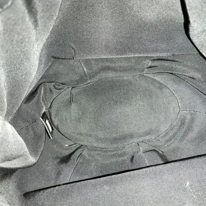 Chanel Matelasse Drawstring Chain Shoulder Bag Coco Mark Lambskin Leather Black