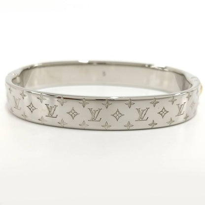 Louis Vuitton Cuff Nanogram Bracelet S Size Plated Gold Silver M00249