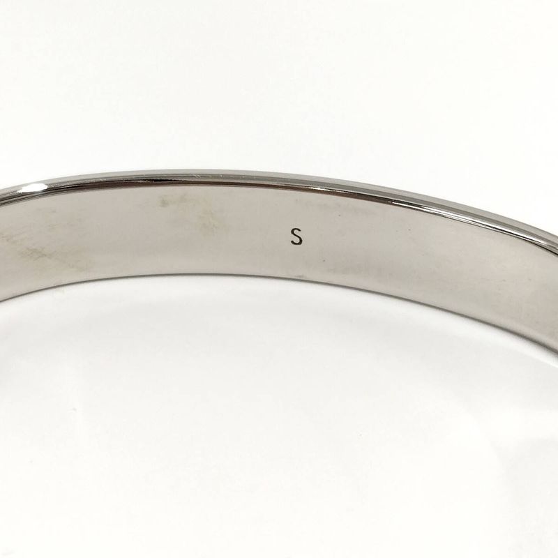 Louis Vuitton Cuff Nanogram Bracelet S Size Plated Gold Silver M00249