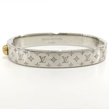 Louis Vuitton Cuff Nanogram Bracelet S Size Plated Gold Silver M00249