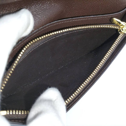 Louis Vuitton Portefeuille Blazer Folding Long Wallet Damier Ebène N60017