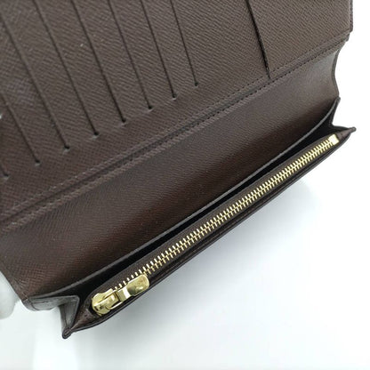 Louis Vuitton Portefeuille Blazer Folding Long Wallet Damier Ebène N60017