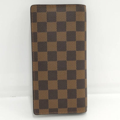 Louis Vuitton Portefeuille Blazer Folding Long Wallet Damier Ebène N60017