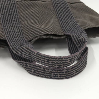 Hermes Herbag Su Tote Bag Canvas Grayish