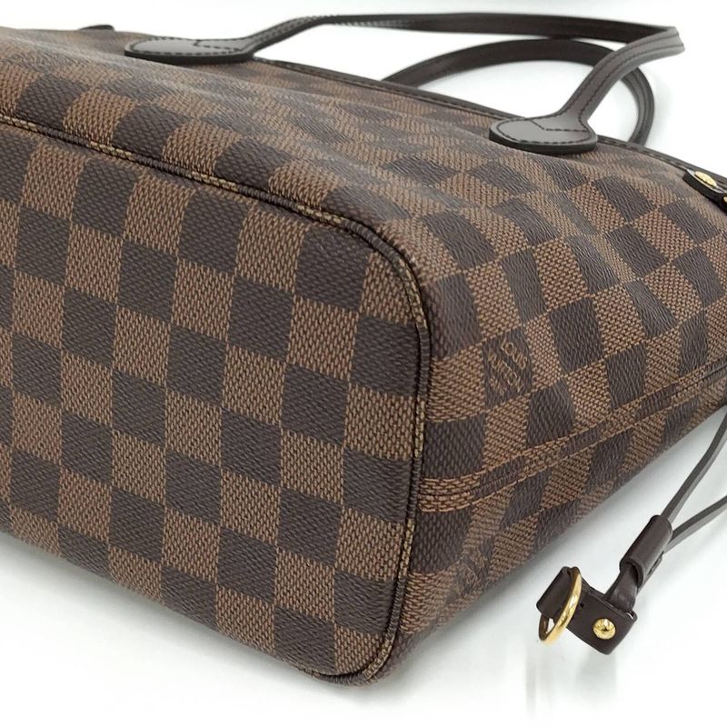 Louis Vuitton Neverfull PM Tote Bag Damier Ebène N51109