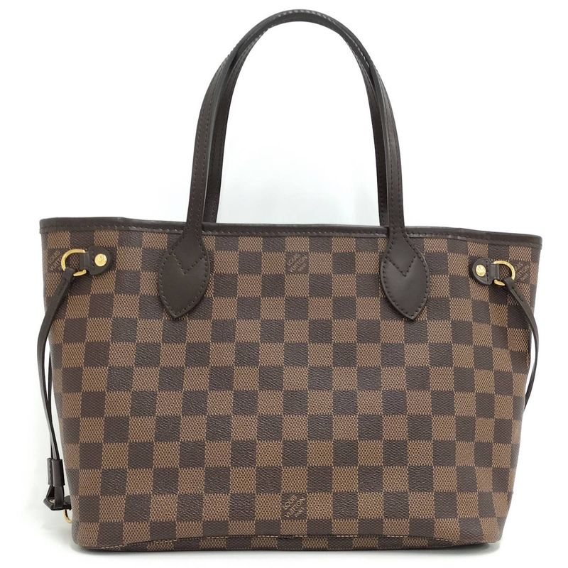 Louis Vuitton Neverfull PM Tote Bag Damier Ebène N51109