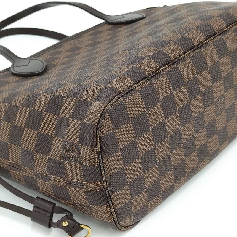 Louis Vuitton Neverfull PM Tote Bag Damier Ebène N51109