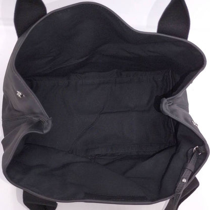 Balenciaga Navy Cabas S Tote Bag Canvas Leather Black 339933