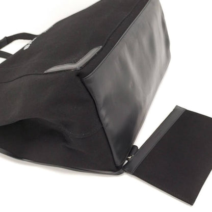 Balenciaga Navy Cabas S Tote Bag Canvas Leather Black 339933